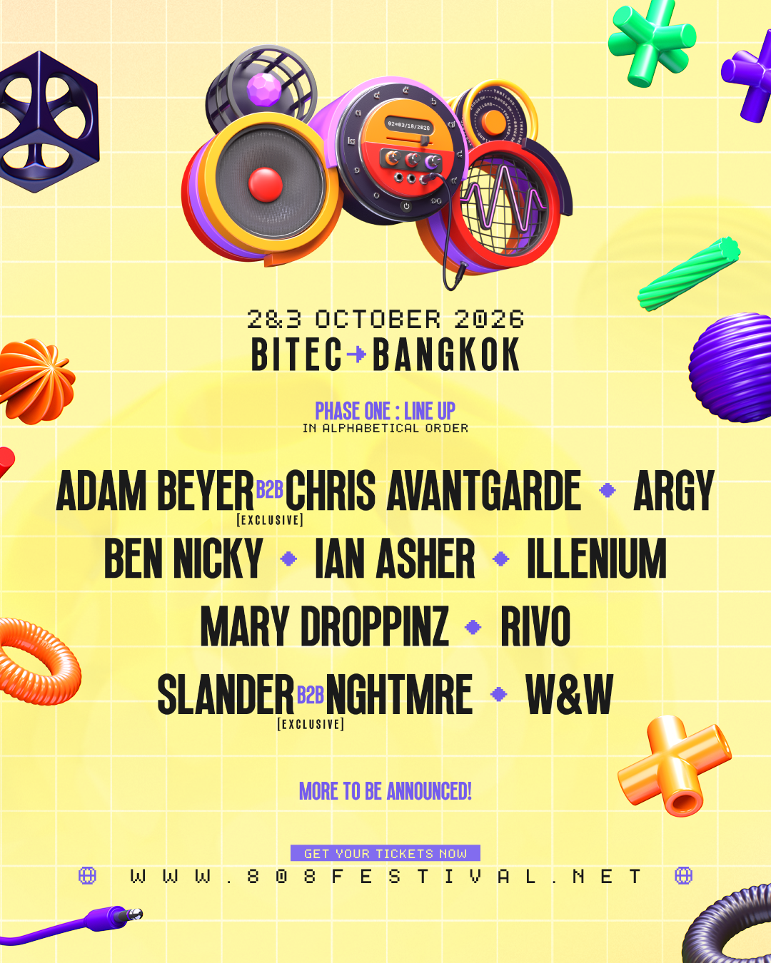808 Festival official lineup