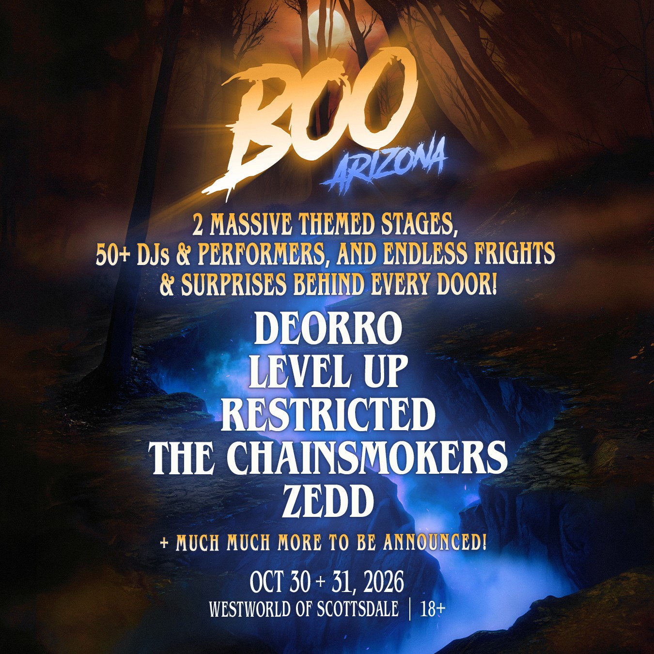 BOO Arizona official lineup