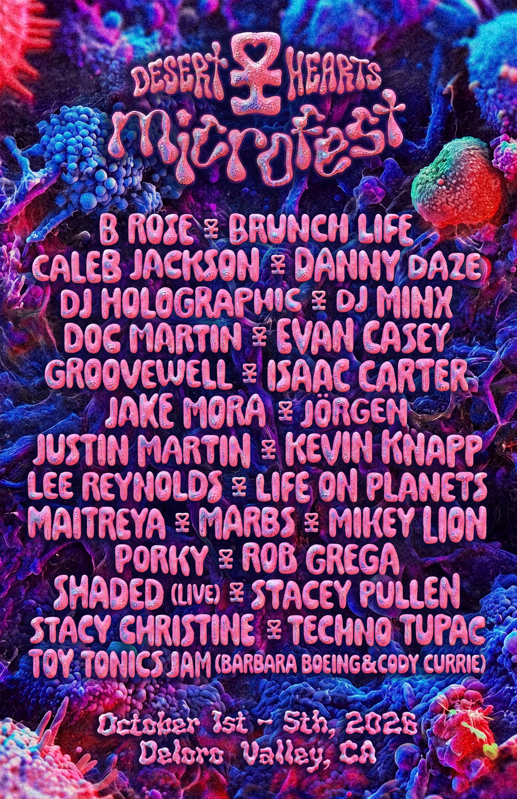 Desert Hearts Microfest official lineup