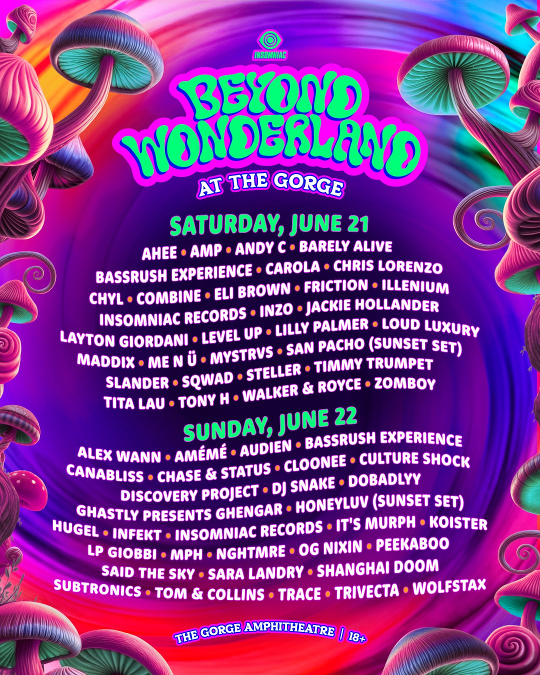 Beyond Wonderland at The Gorge 2025