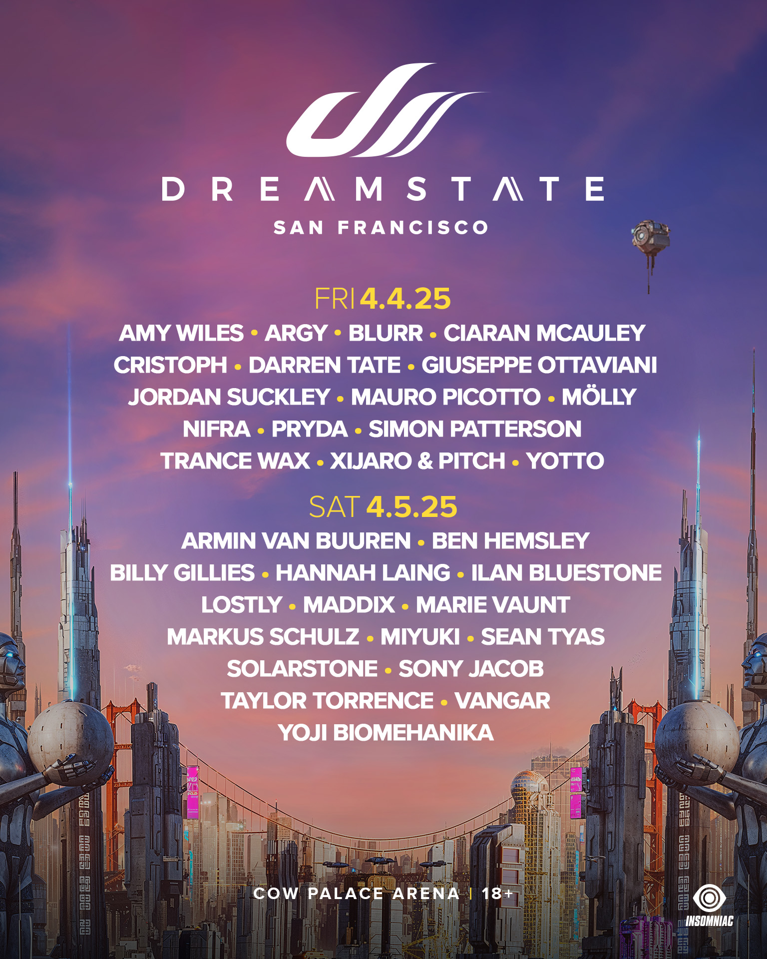 Dreamstate San Francisco 2025