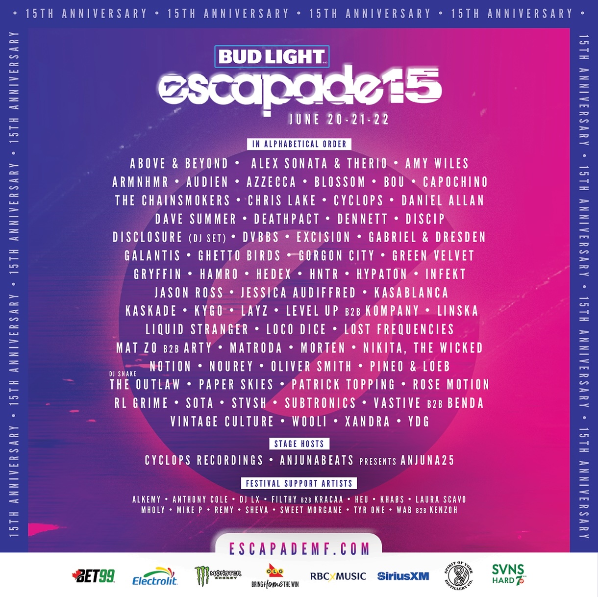 Escapade Music Festival 2025
