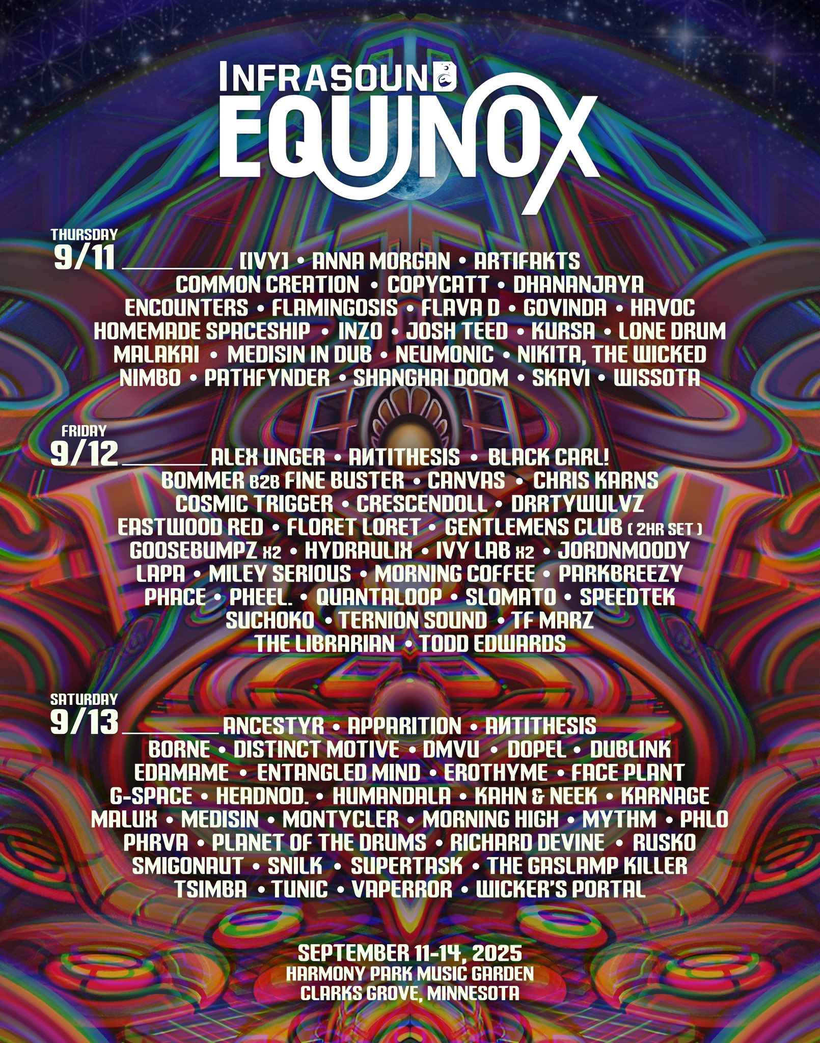 Infrasound Equinox 2025