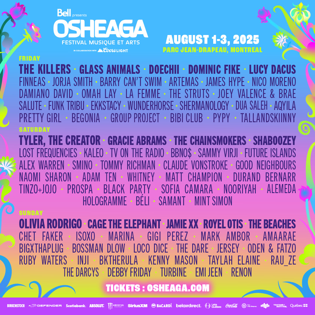OSHEAGA Music & Arts Festival 2025