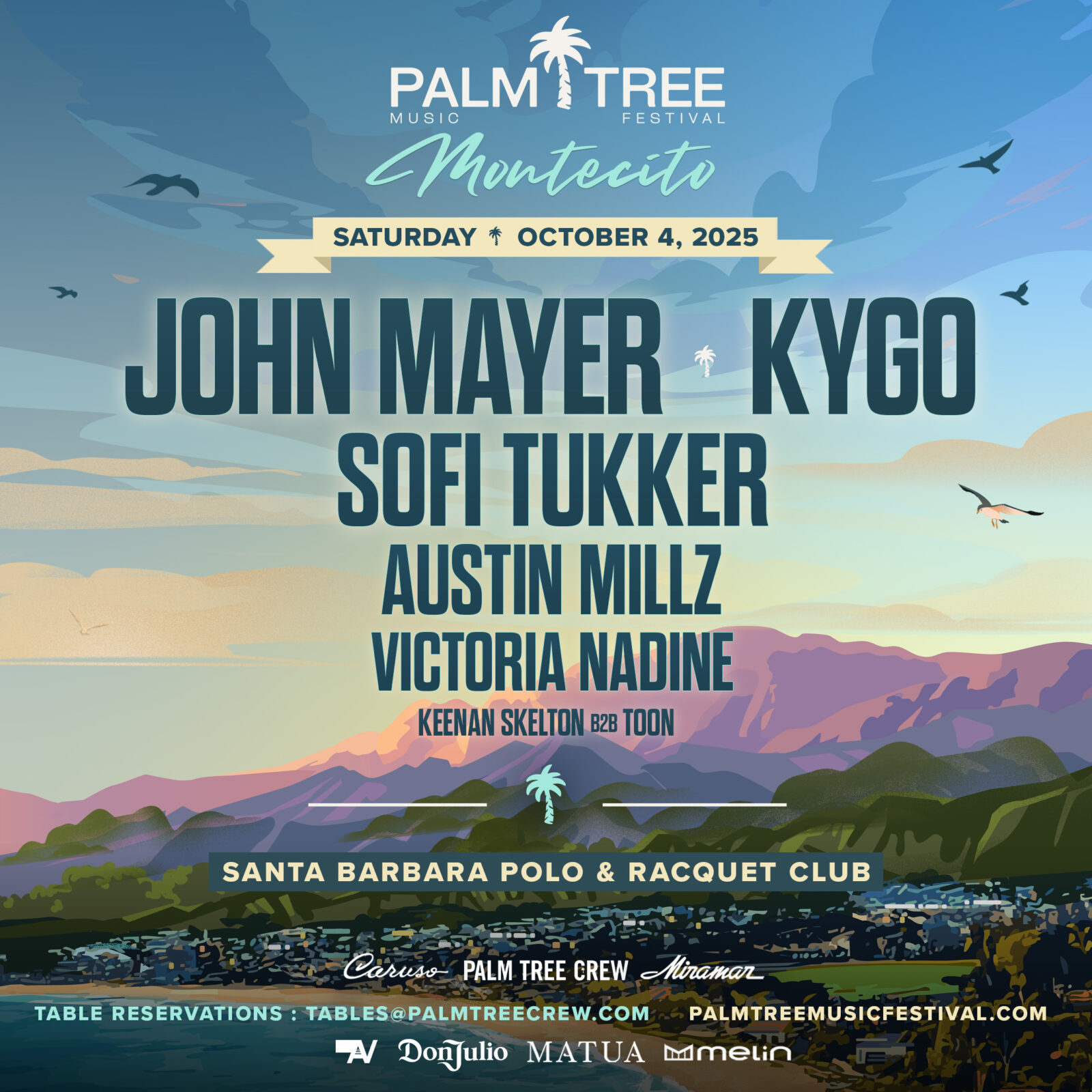 Palm Tree Music Festival Montecito 2025