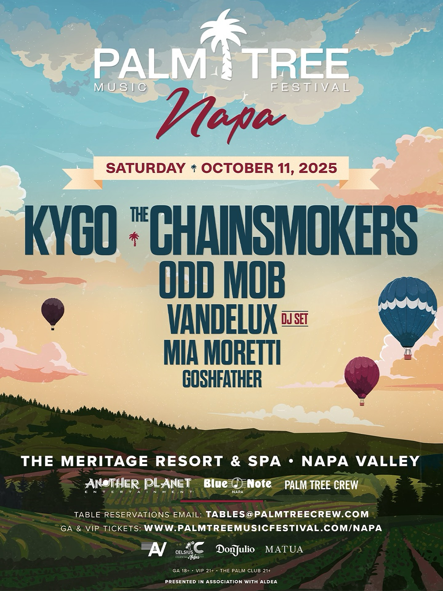Palm Tree Music Festival Napa 2025