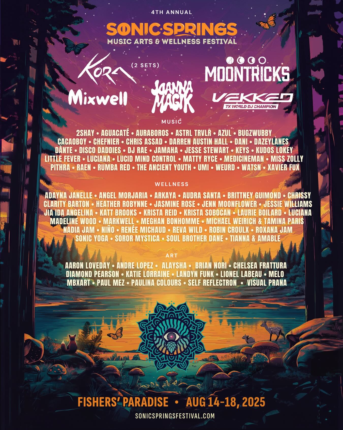 Sonic Springs Music & Arts Festival 2025