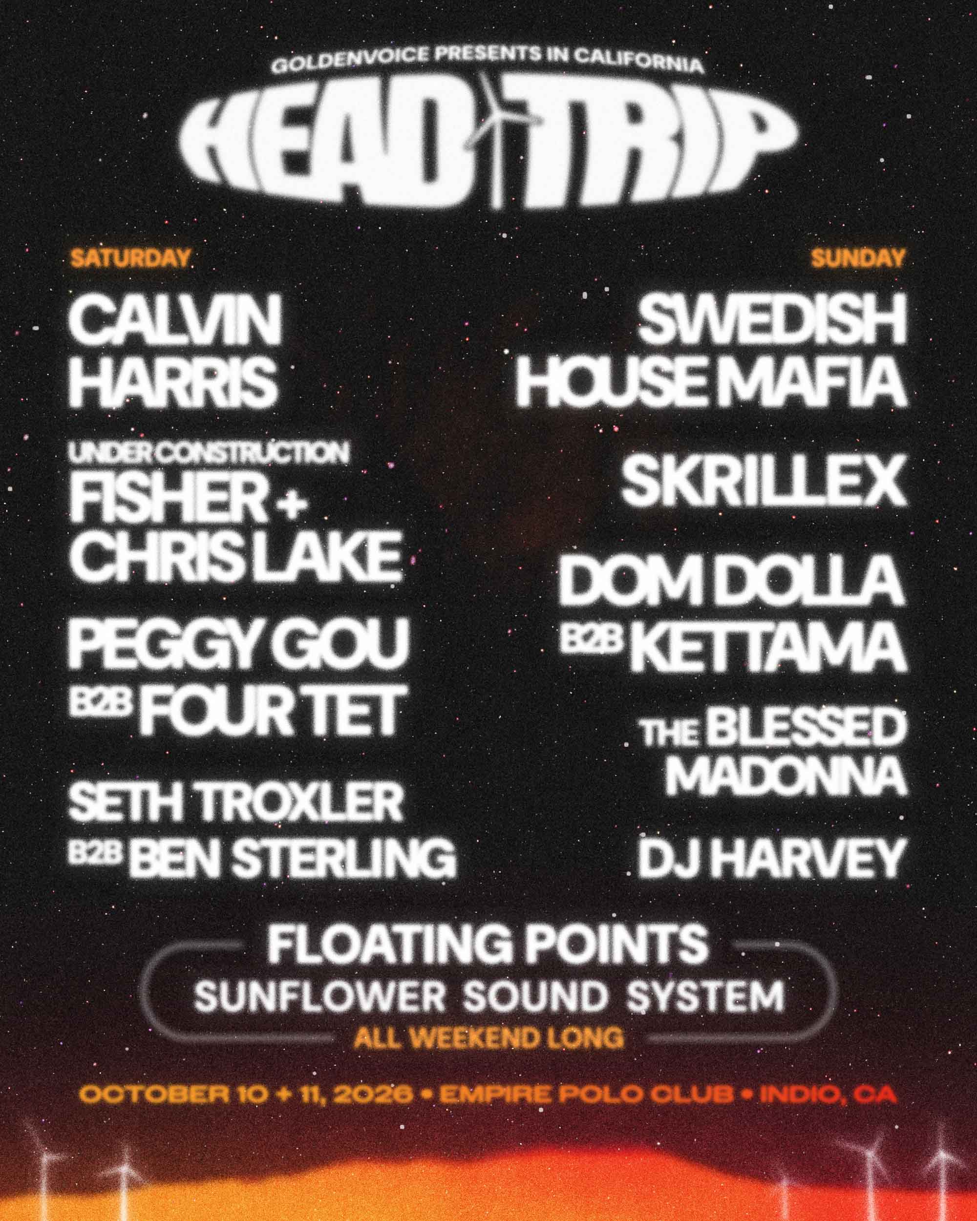 Head Trip official lineup