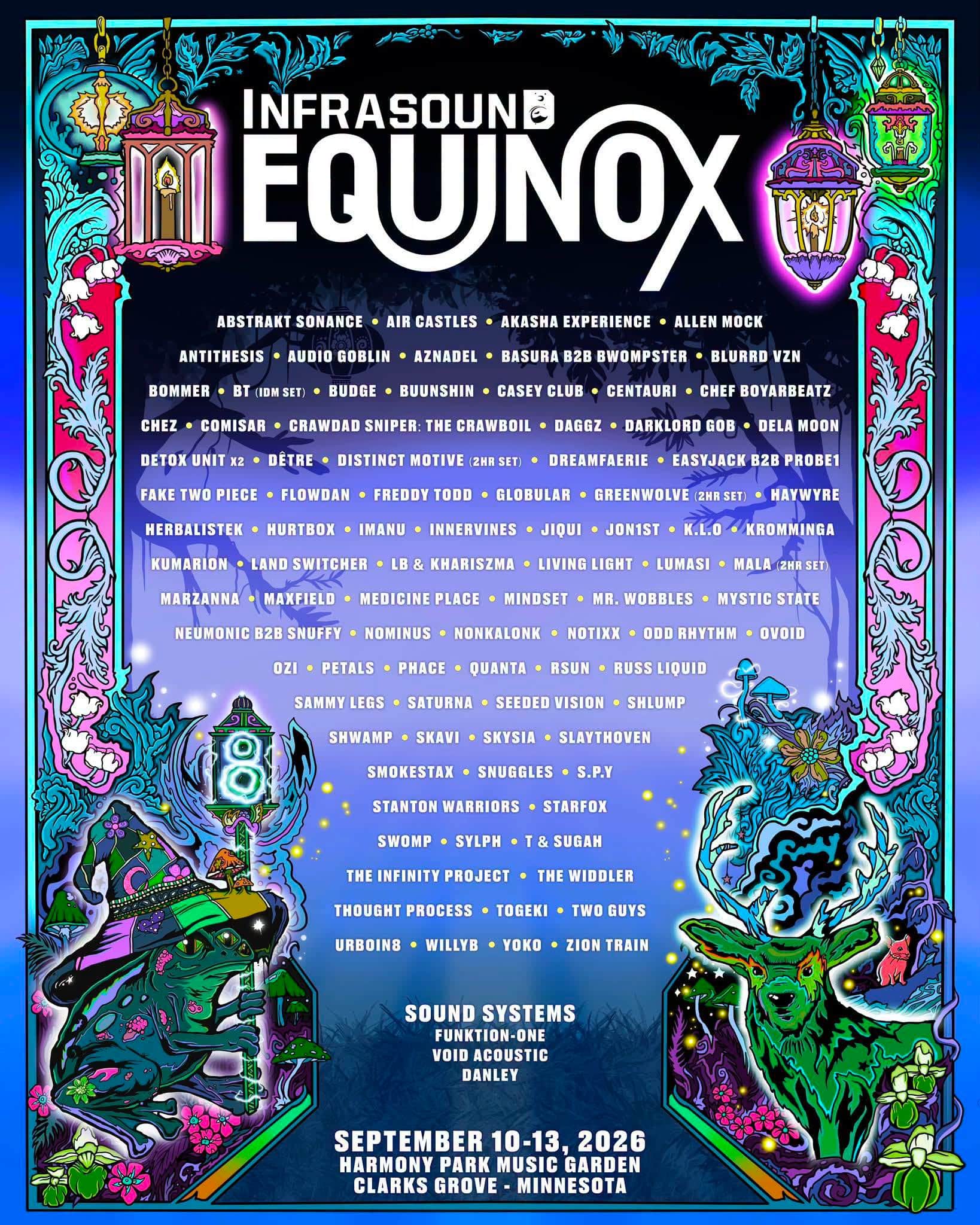 Infrasound Equinox official lineup