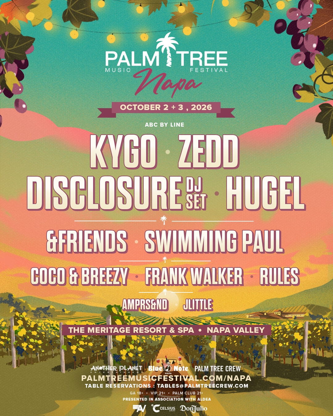 Palm Tree Music Festival Napa