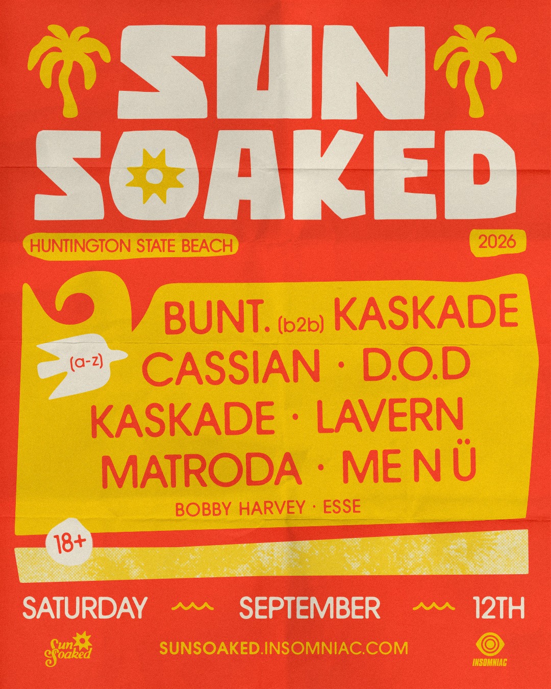 Sun Soaked official lineup
