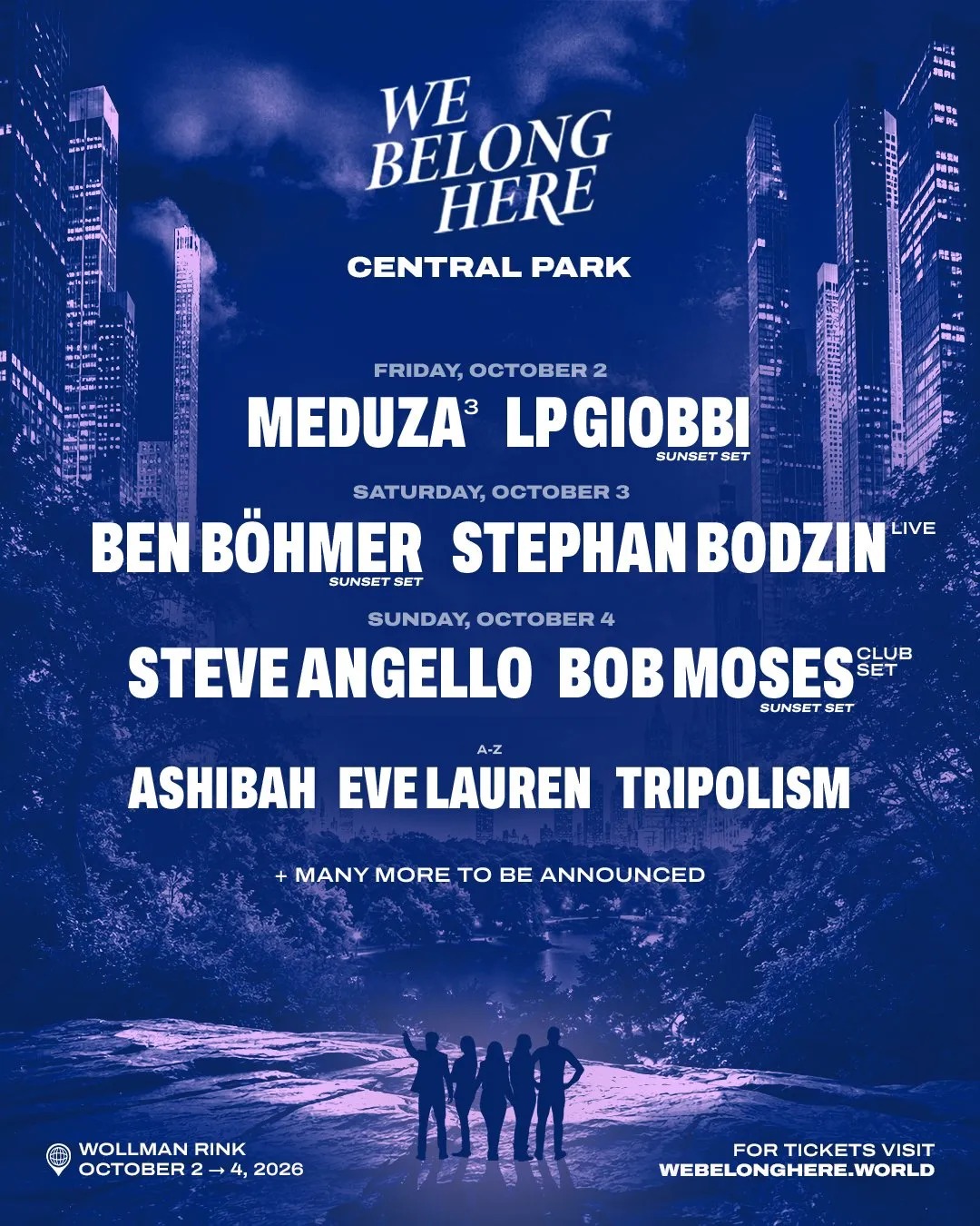 We Belong Here: Central Park official lineup